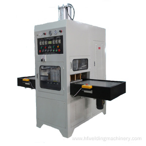 High frequency welding machine for embossing
